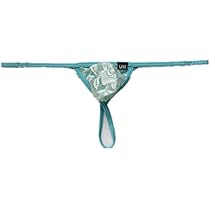 Amazon | [doop] 男性下着 メンズTバック フロント極小 飾りボタン